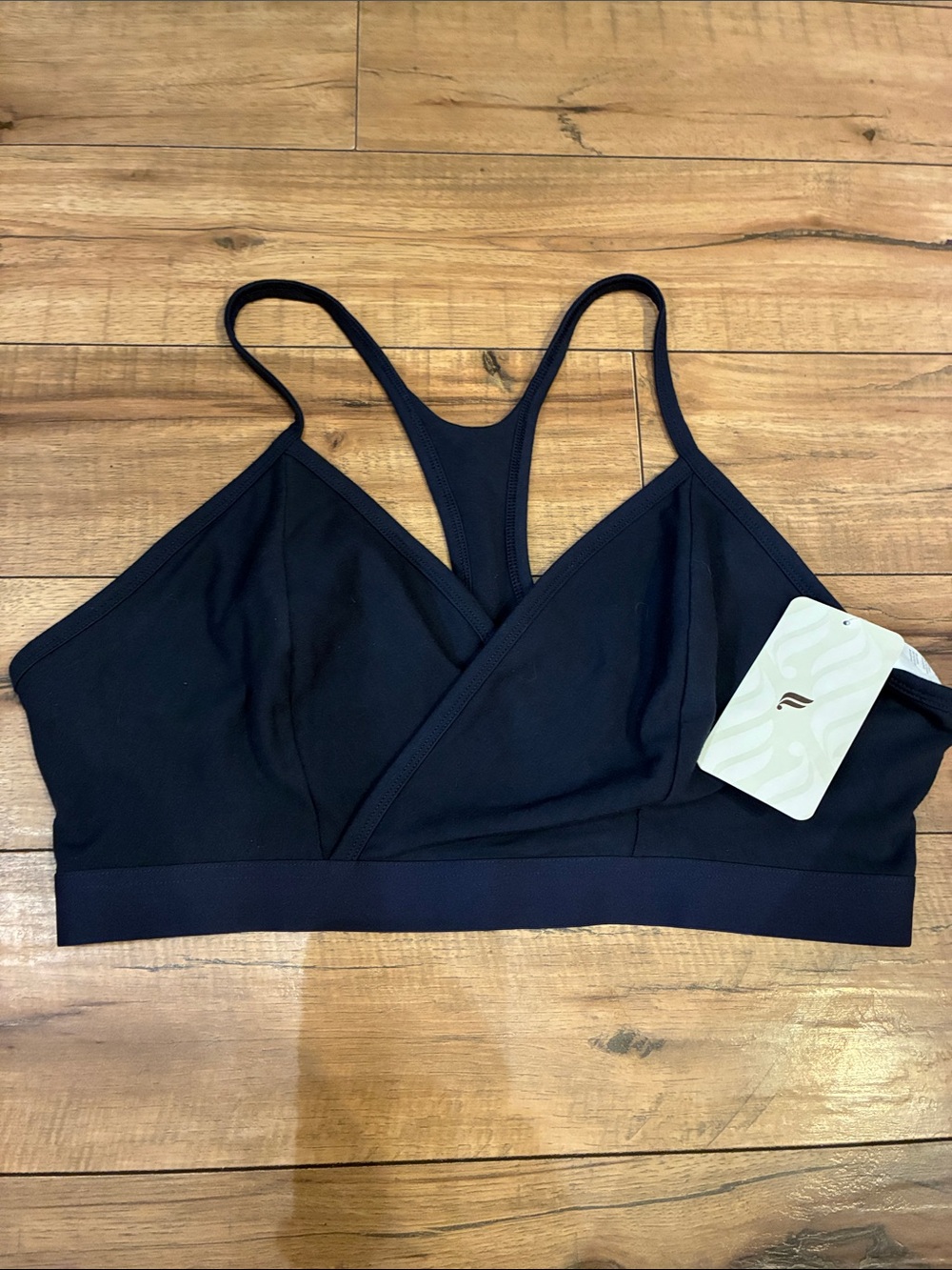 Fabletics Black V-Neck Sports Bralette